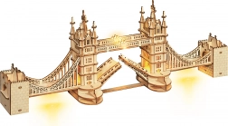 Holz-3D-Puzzle Tower Bridge mit LED-Beleuchtung