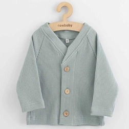 Baby-Strickjacke mit Knöpfen New Baby Oliver grau 86 (12–18 Monate)