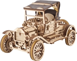 Holzmechanischer Bausatz Historisches Automobil