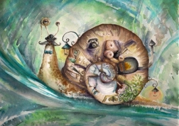 Puzzle Schnecke 1000 Teile