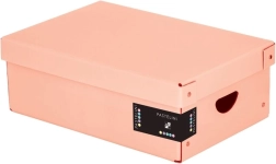 Aufbewahrungsbox aus Laminat PASTELINI, klein, apricot