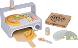 Tooky Toy Holz-Pizza-Set mit Zubehör