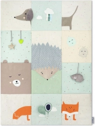 Spieldecke MoMi VOLPI Patchwork 120 × 160 cm