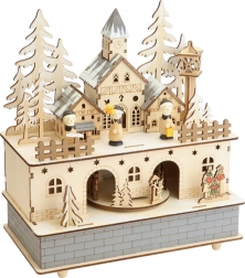 Small Foot Holzspieluhr mit Licht Winterdorf