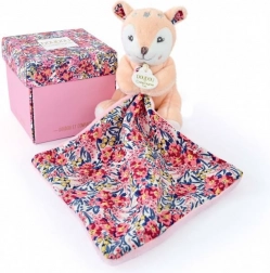 Doudou Geschenkset – Plüsch-Rehkitz und Kuscheldecke