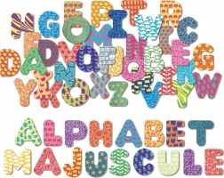 Holzmagnete Vilac Großes Alphabet