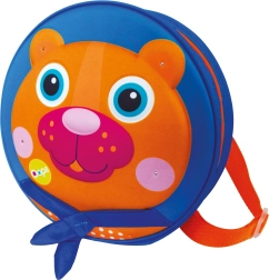 Runder Kinder-Rucksack mit Bärenmotiv 26,5 cm