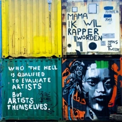 Quadratisches Puzzle CURIOSI Amsterdam – Muster II, 80 Teile