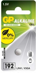 Alkalische Knopfzellenbatterien GP LR41 10 Stk.