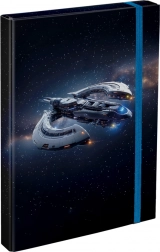 Mappen für Schulhefte A4 - Raumschiff