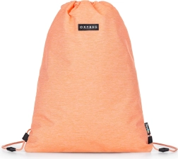 Rucksackbeutel Unicolor apricotfarben