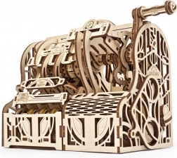 Holzmechanisches Modell der Ugears Registrierkasse