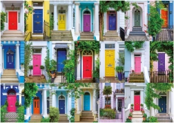 Educa Puzzle Türen von Notting Hill 1000 Teile