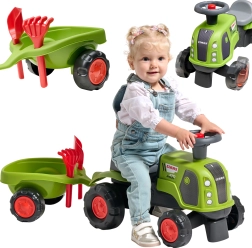 Laufrad FALK CLAAS Arion mit Anhänger und Sandspiel-Set