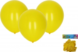 Aufblasbarer Ballon 30 cm gelb - Set 10 Stk