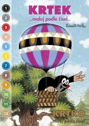 Malbuch A5 Der kleine Maulwurf – Malen nach Zahlen