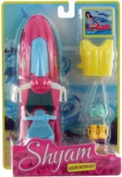 Wasserscooter für Puppen – Set mit Weste und Zubehör