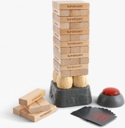 Top Bright Holz-Turm mit Timer – Familienspiel