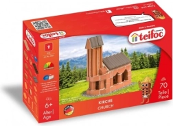 Teifoc Baukasten Kirche für Kinder ab 6 Jahren, 70 Stk.
