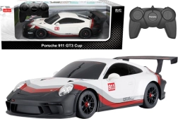 RC‑Auto 1:18 RASTAR PORSCHE 911 GT3 weiß‑grau
