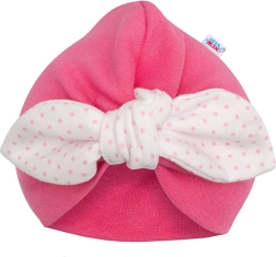 Mädchenturban-Mütze New Baby For Girls mit Punkten 74 (6–9 Monate)