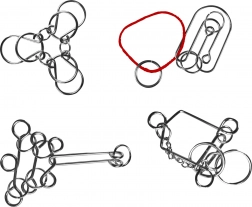 Metallpuzzles für Kinder und Erwachsene