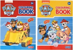Malbuch PAW PATROL mit Aufklebern, A4, 64 Seiten