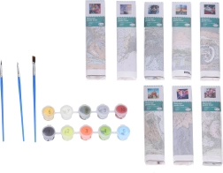 Kreativ-Set Malen nach Zahlen – Mix 30×40 cm