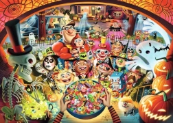 Puzzle RAVENSBURGER Halloween-Süßes-oder-Saures 1000 Teile