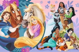 Puzzle Disney Prinzessinnen Lächeln der Freundschaft MAXI 24 Teile