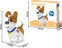Baukasten mit 1930 Teilen – Hund JACK RUSSELL