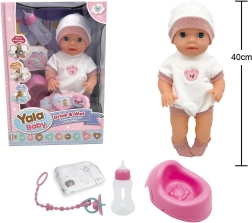 Pipi-Baby mit Töpfchen, 40 cm