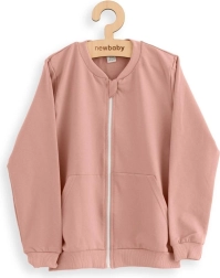 Kinder-Sweatshirtjacke New Baby Kindergarten rosa 116/122