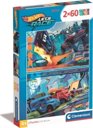 Puzzle 2×60 Teile HOT WHEELS CLEMENTONI