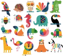 VILAC Magnete Regenbogen-Tiere, 20 Stk.