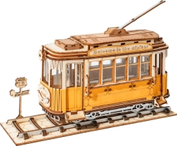 Robotime Rolife 3D-Holzpuzzle Straßenbahn