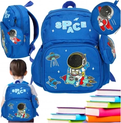 Kinder-Rucksack Astronaut für Vorschulkinder 30x14x23 cm