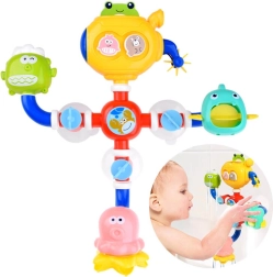 Spielzeug für das Bad mit Wassermühle und Karussell