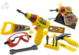 Tuff Tools Werkzeug-Set mit Schutzbrille