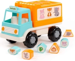 Lern-Safari-LKW mit Steckspiel (orange)