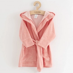 Kinder-Frottee-Bademantel New Baby Comfortably rosa 92/98