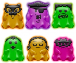 Schylling NeeDoh quetschbarer Geist leuchtet im Dunkeln