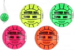 Mini-Wasserball 14 cm im Netz – 4 Neonfarben