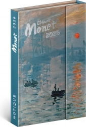 Wochenkalender Claude Monet 2026, 11 x 16 cm