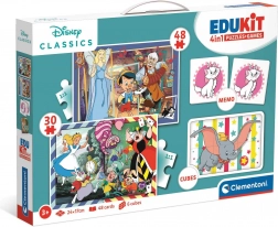 Clementoni Spielesammlung Disney Klassiker 4 in 1