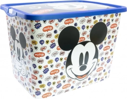 Aufbewahrungsbox aus Kunststoff 23 l Mickey Mouse mit Deckel