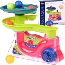 Bunter Kugelbahn mit Musik für Kinder