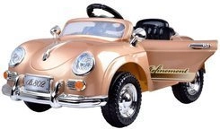 Stilvolles Retro-Elektroauto mit 2 Motoren, 12 V und Fernbedienung – Lackiert