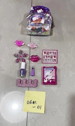 Styling-Set für Kinder mit Kosmetik-Rucksack