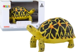 Realistische Sammlerfigur Schildkröte – gelb und schwarz
